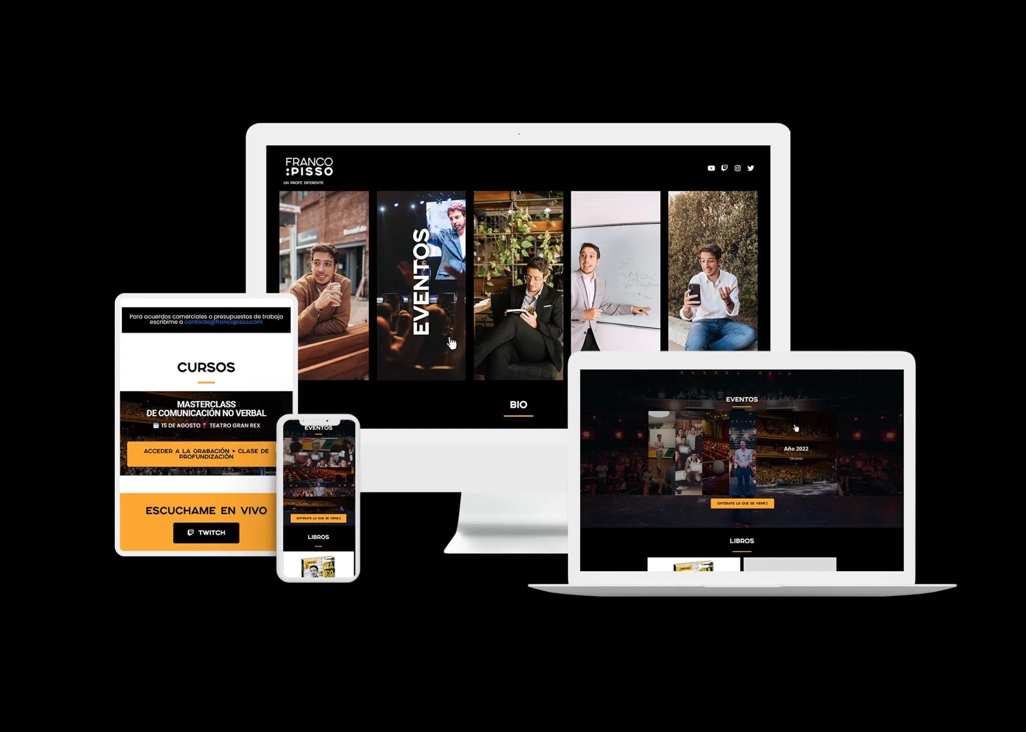 Sitio web / Franco Pisso — imagen 1