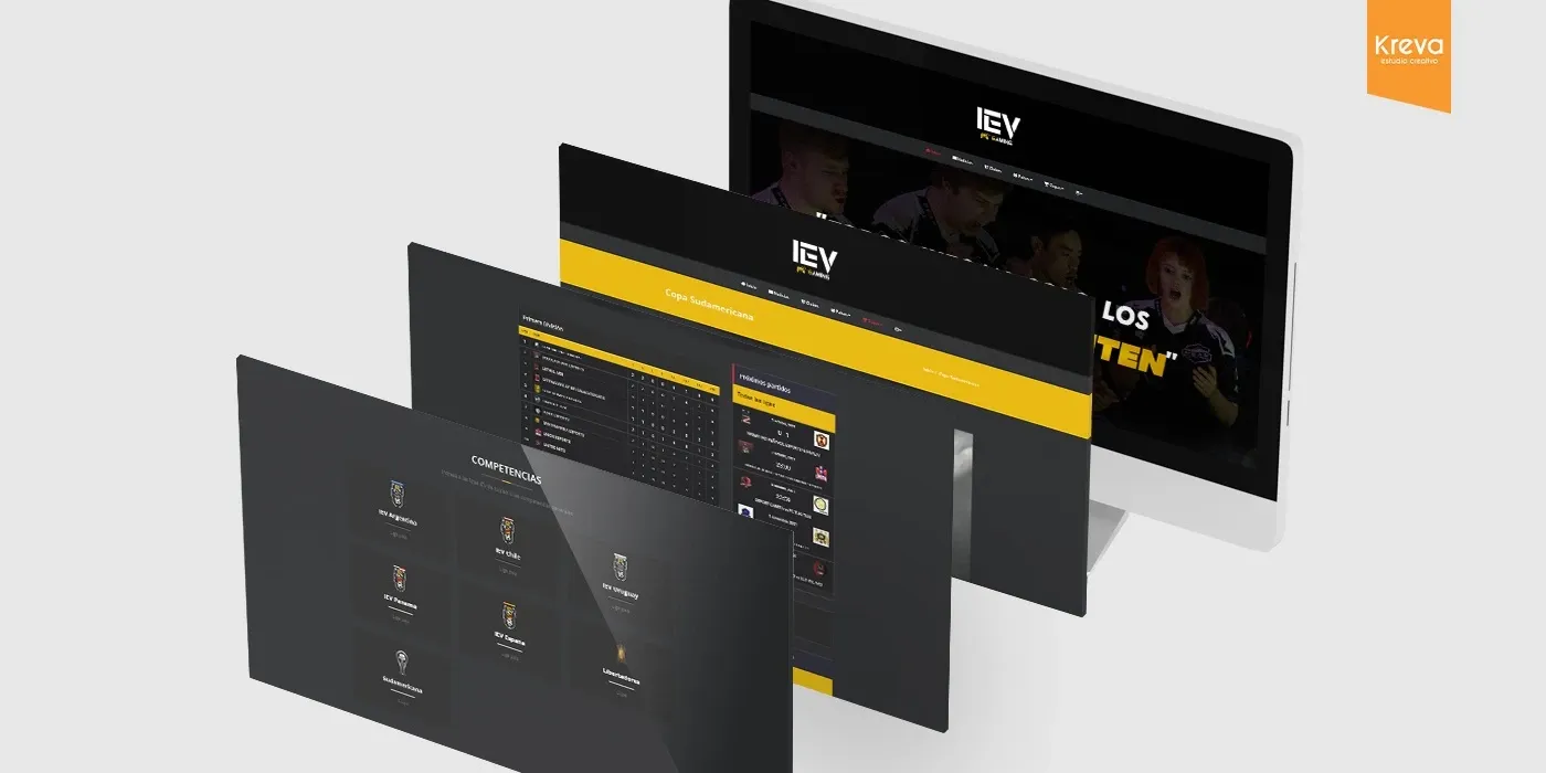 Rediseño web de eSports / IEV Gaming — imagen 2